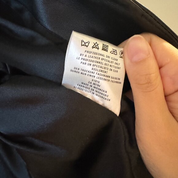 vintage leather blazer jacket size medium - Picture 9 of 11